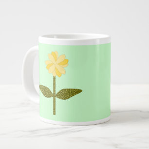 Yellow Daisy Blume Tasse