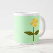 Yellow Daisy Blume Tasse (Vorderseite Rechts)