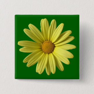 Yellow Daisy Button