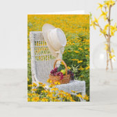 Yellow Daisy Field Karte (Gelbe Blume)
