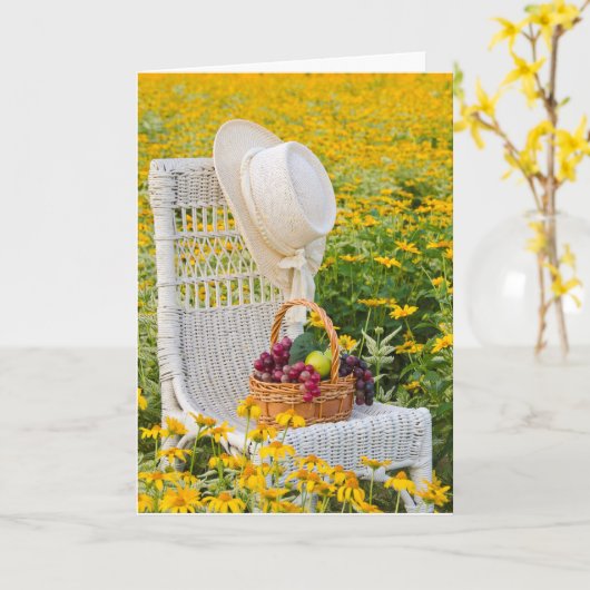 Yellow Daisy Field Karte (Gelbe Blume)