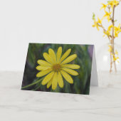 Yellow Daisy Flower Garden Kunst-Karte Karte (Gelbe Blume)