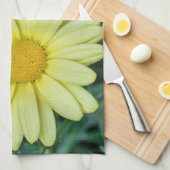 Yellow Daisy FotoArt Geschirrtuch (Viertel Falte)