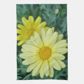 Yellow Daisy FotoArt Geschirrtuch (Vertikal)