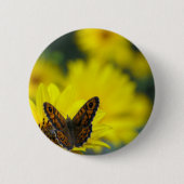 Yellow Daisy Helenium Abzeichen Button (Vorderseite)