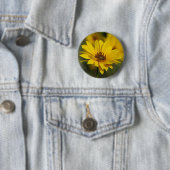 Yellow Daisy Helenium Abzeichen Button (Beispiel)
