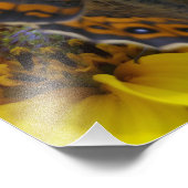 Yellow Daisy Helenium Fotodruck (Ecke)