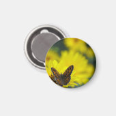 Yellow Daisy Helenium Magnet (Vorderseite/Rückseite)