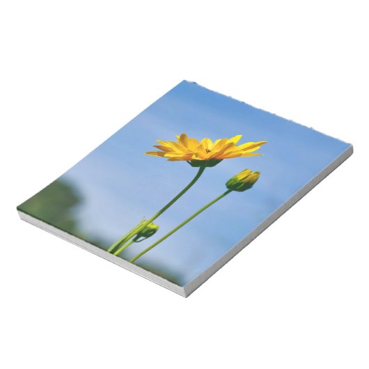 Yellow Daisy Helenium Notizblock (Rotiert)
