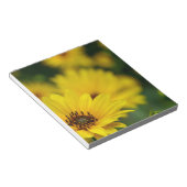 Yellow Daisy Helenium Notizblock (angewinkelt)