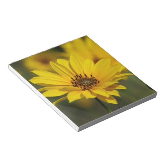 Yellow Daisy Helenium Notizblock (angewinkelt)
