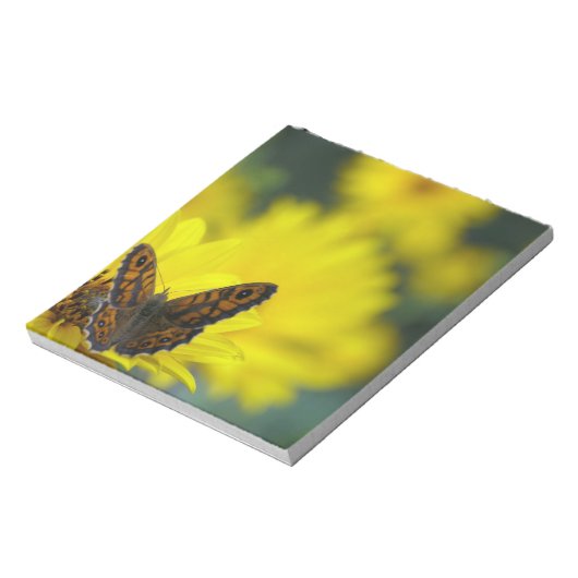 Yellow Daisy Helenium Notizblock (Rotiert)