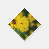 Yellow Daisy Helenium Paper Napkins Serviette (Ecke)