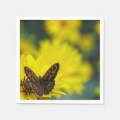 Yellow Daisy Helenium Paper Napkins Serviette (Vorderseite)