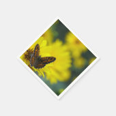 Yellow Daisy Helenium Paper Napkins Serviette (Ecke)