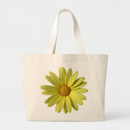 Yellow Daisy Jumbo Stoffbeutel (Vorne)