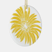 YELLOW DAISY KERAMIK ORNAMENT (Rechts)