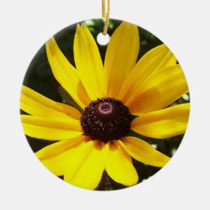Yellow Daisy Keramikornament