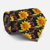 Yellow Daisy Krawatte (Gerollt)