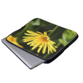Yellow Daisy Laptopschutzhülle (Vorne Knopf)