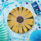 Yellow Daisy Let's Celebrate Pappteller (Party)