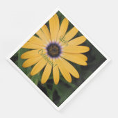 Yellow Daisy Let's Celebrate Serviette (Ecke)