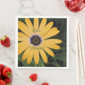 Yellow Daisy Let's Celebrate Serviette (Beispiel)