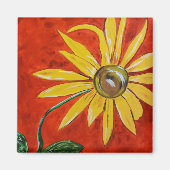 Yellow Daisy Magnet (Vorne)