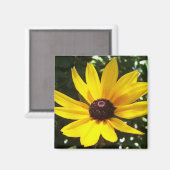 Yellow Daisy Magnet (Vorderseite/Rückseite)