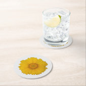 Yellow Daisy Paper Untersetzer (Vor Ort)