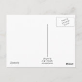 Yellow Daisy Postcard Postkarte (Rückseite)