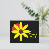 Yellow Daisy Postcard Postkarte (Stehend Vorderseite)