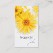 Yellow Daisy Salon Visitenkarte (Vorderseite)