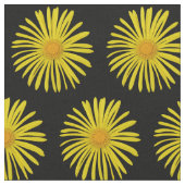 Yellow Daisy Stoff (Nahaufnahme)