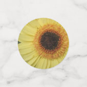 Yellow Daisy Table Confetti Konfetti (Klein Vorderseite)