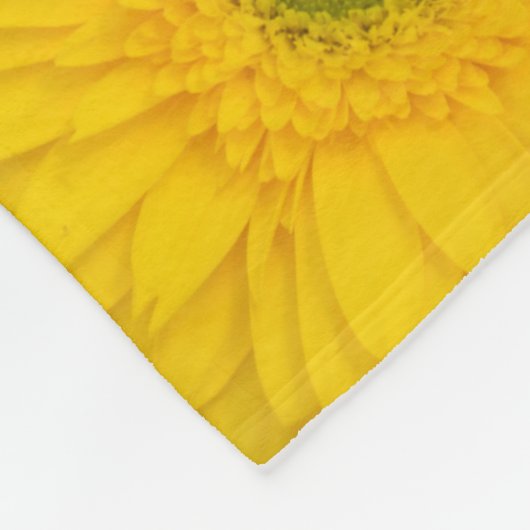 Yellow Daisy und Horseshoe Country Western Wedding Fleecedecke (Ecke)