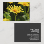 ‎ Yellow Daisy Visitenkarte (Vorne/Hinten)
