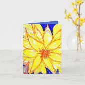 Yellow Dalhia Karte (Gelbe Blume)