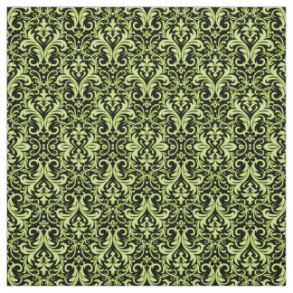 Yellow Damask Stoff