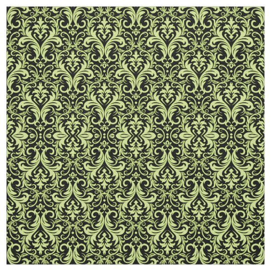 Yellow Damask Stoff (Muster)