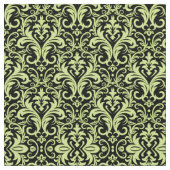 Yellow Damask Stoff (Nahaufnahme)