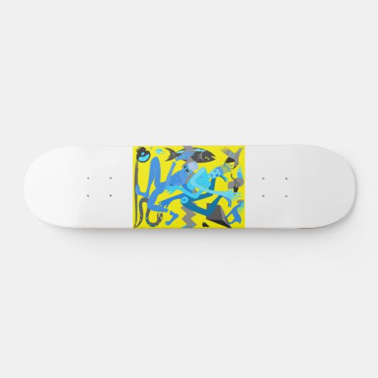 Yellow Dance Skateboard (Horizontal)
