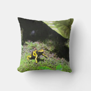 Yellow Dart Frog Kissen