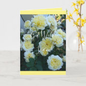 Yellow David Austin Rose Rose Garden Blume Card Karte (Gelbe Blume)