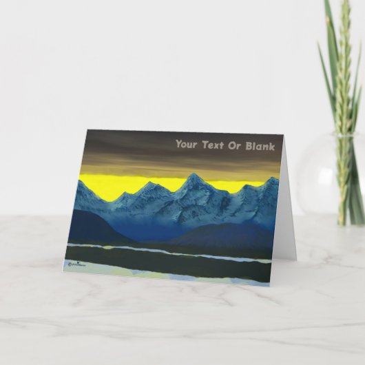 Yellow Dawn North Karte (Vorderseite)