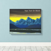 Yellow Dawn North Leinwanddruck (Insitu (Holzboden))