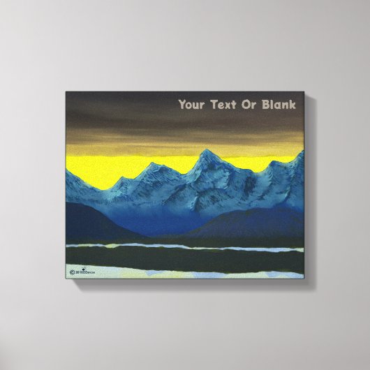 Yellow Dawn North Leinwanddruck (Vorderseite)