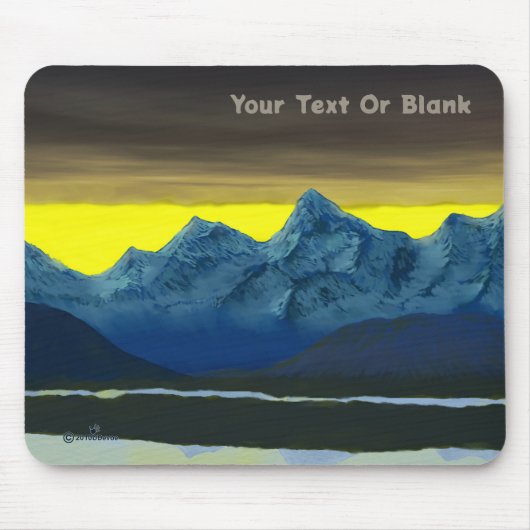 Yellow Dawn North Mousepad (Vorne)