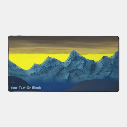 Yellow Dawn North Schreibtischunterlage (Vorderseite)