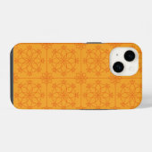 Yellow Decorative mandala Art geometrisches Muster iPhone Hülle (Rückseite (Horizontal))